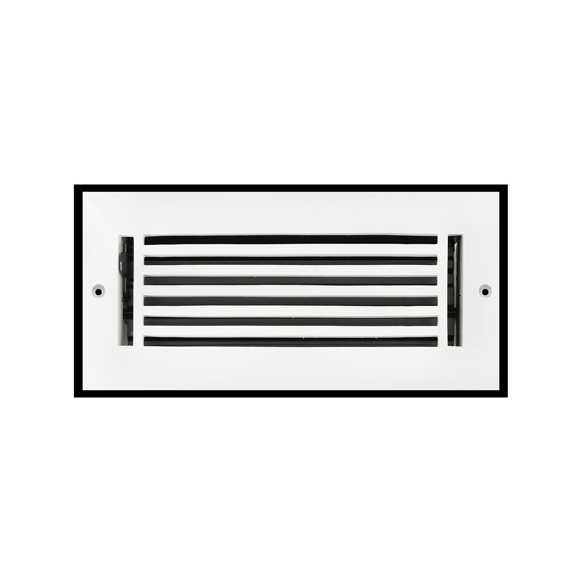 Linear 3"x10" Solid Cast Aluminum Air Supply louvered Vent | Powder Coated