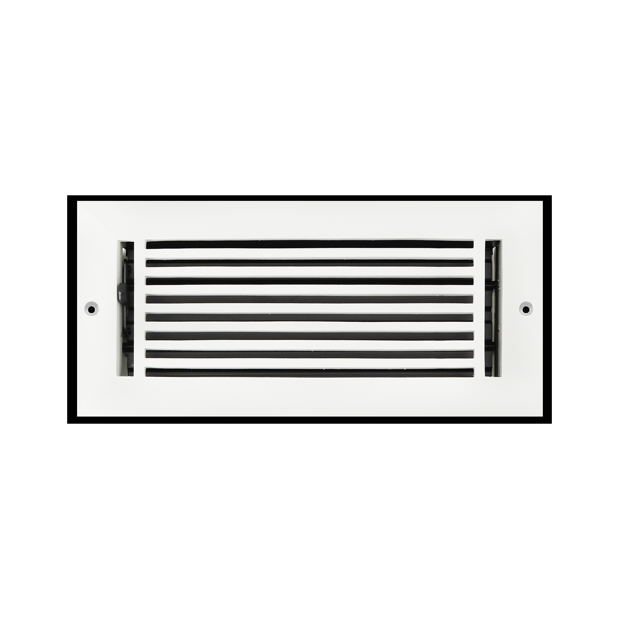 Achtek 4"x8" Grille d'aération à persiennes en aluminium moulé sous pression | Revêtement en poudre