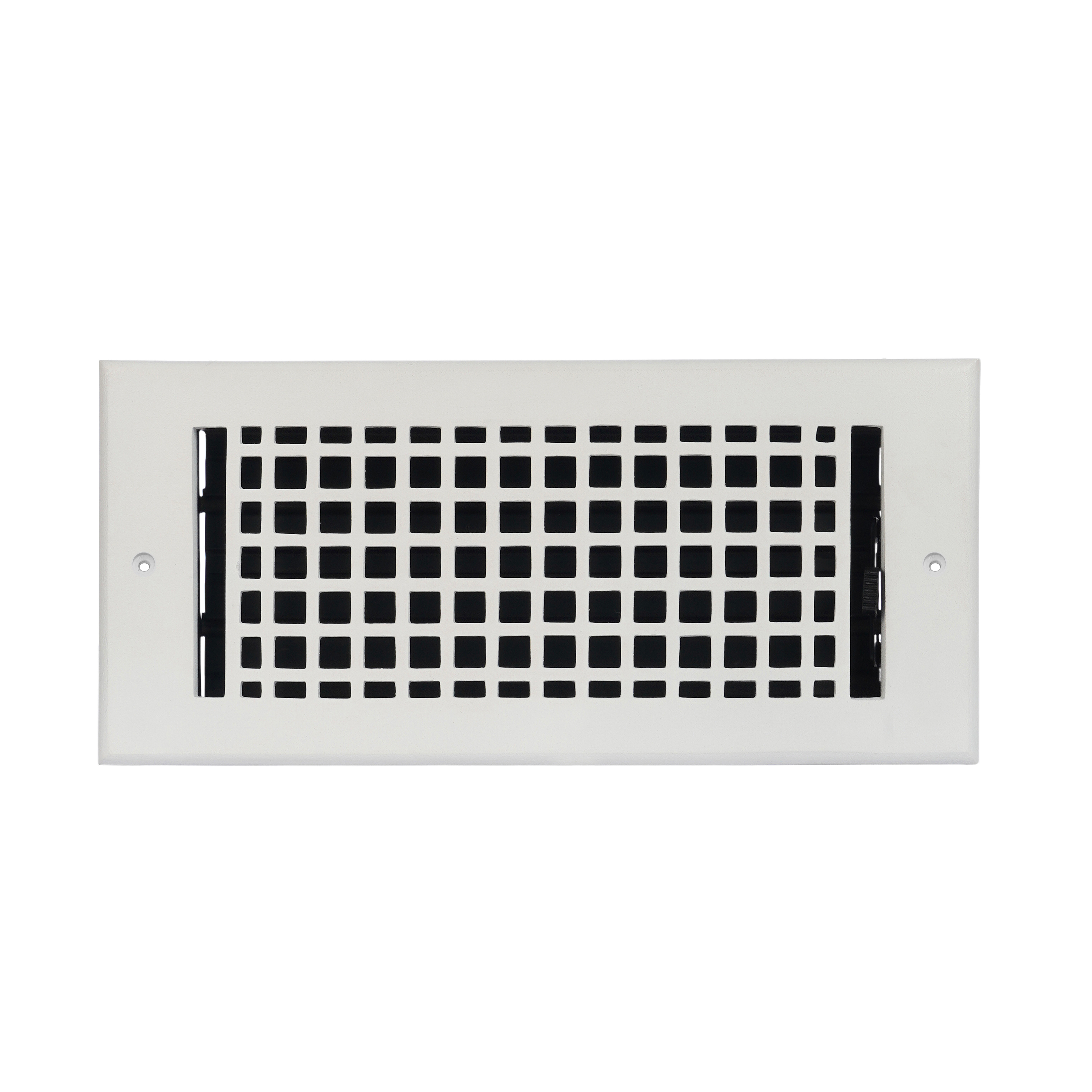Mosaic 4"x10" Solid Cast Aluminum Air Supply louvered Vent |Powder Coated