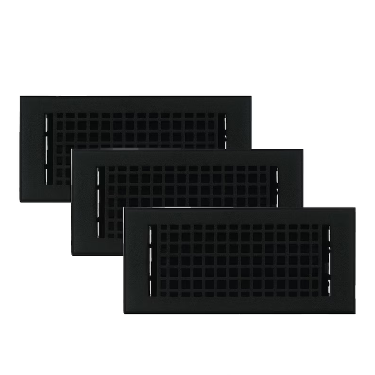 PACK of 3 MOSAIC 4"x10" Walkable FLOOR Solid Cast Aluminum Air Supply louvered Powder Coated