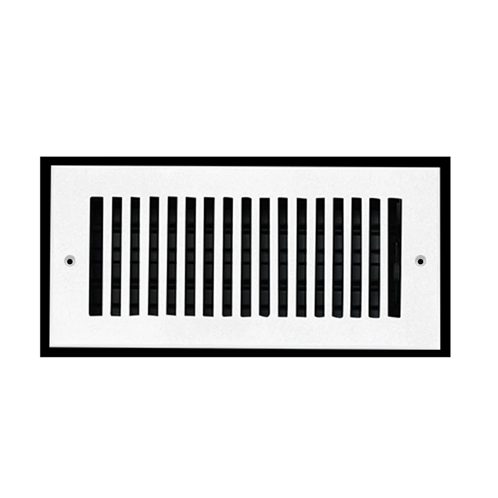 Sleek 4"x10"Solid Cast Aluminu louvered Air Supply |Powder Coated